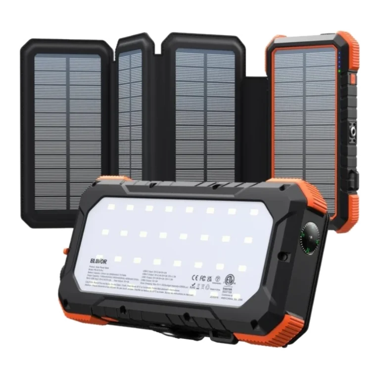BLAVOR 20,000mAh Solar Power Bank