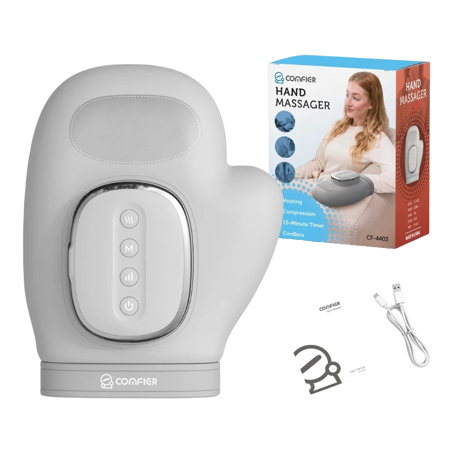 COMFIER hand massager with heat and compression